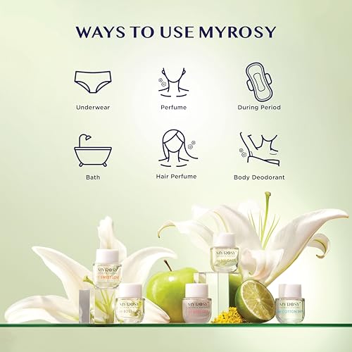 My Cotton Sky Deodorizing Perfume Oil for Women- Dermatologist Approved- Intimate Fragrance- Hypoallergenic, Long Lasting, Alcohol & Paraben-Free, Odor Control, Fragrance Oil for Feminine Area