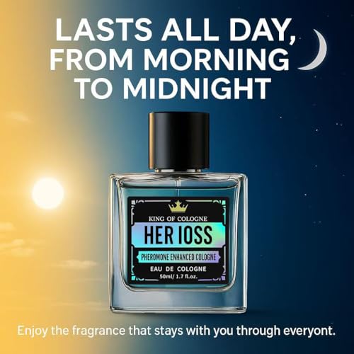 Pheromone Cologne for Men – Bold, Spicy & Woody Scent with Enhanced Long-Lasting Perfume | Safe for Sensitive Skin | Great Gift Idea for Fragrances | 1.7 fl oz / 50ml