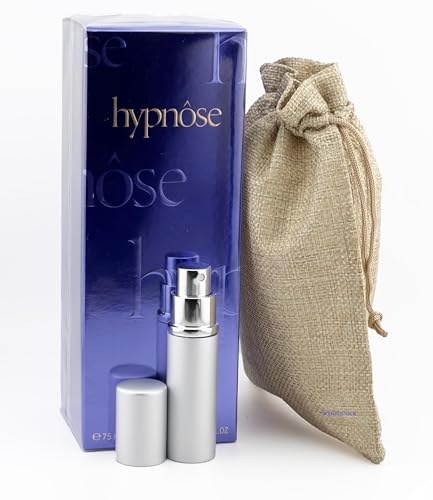 BUNDLE- HYPNOSE Perfume for Women 2.5 Eau De Parfum with Burlap Bag & Mini Refillable Atomiser
