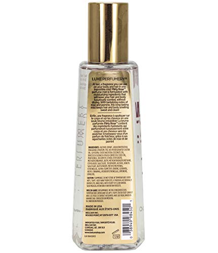Luxe Perfumery Flirty Rose Hair & Body Perfume Mist, 236 mL