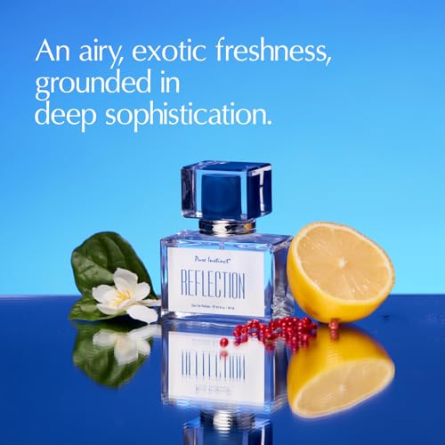 Pure Instinct Reflection The Original Pheromone Cologne Eau de Parfum EDP Fruity Rich Dry Woods Fresh Bold Inspired by Cre.ed Aventus For Men Him 1.0 oz