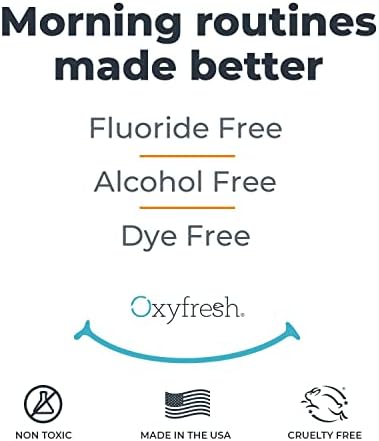 Oxyfresh Premium Pro Formula Fresh Mint Mouthwash – Patented Zinc Mouthrinse for All Day Fresh Breath & Healthy Gums – Refreshing & Alcohol Free Mouthwash | 16oz