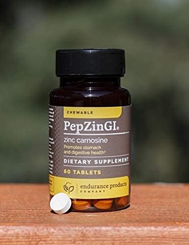 Zinc - PepZinGI 75mg for Immune Function & Digestive Health Support 60 Chewable Tablets and ENDUR-ACIN Niacin - Vitamin B3 Niacin 500mg Extended Release & Low-Flush, 200 Tablets