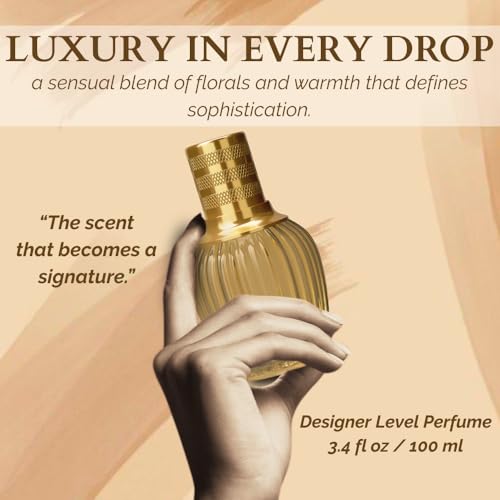 Lingerie Perfume for Women – INSPIRED by A WORLD RENOWED WOMEN'S PERFUME – Pear, Iris, Vanilla, Patchouli – Sweet, Floral, Feminine, Long-Lasting Eau De Parfum 100ml (3.4 fl oz)