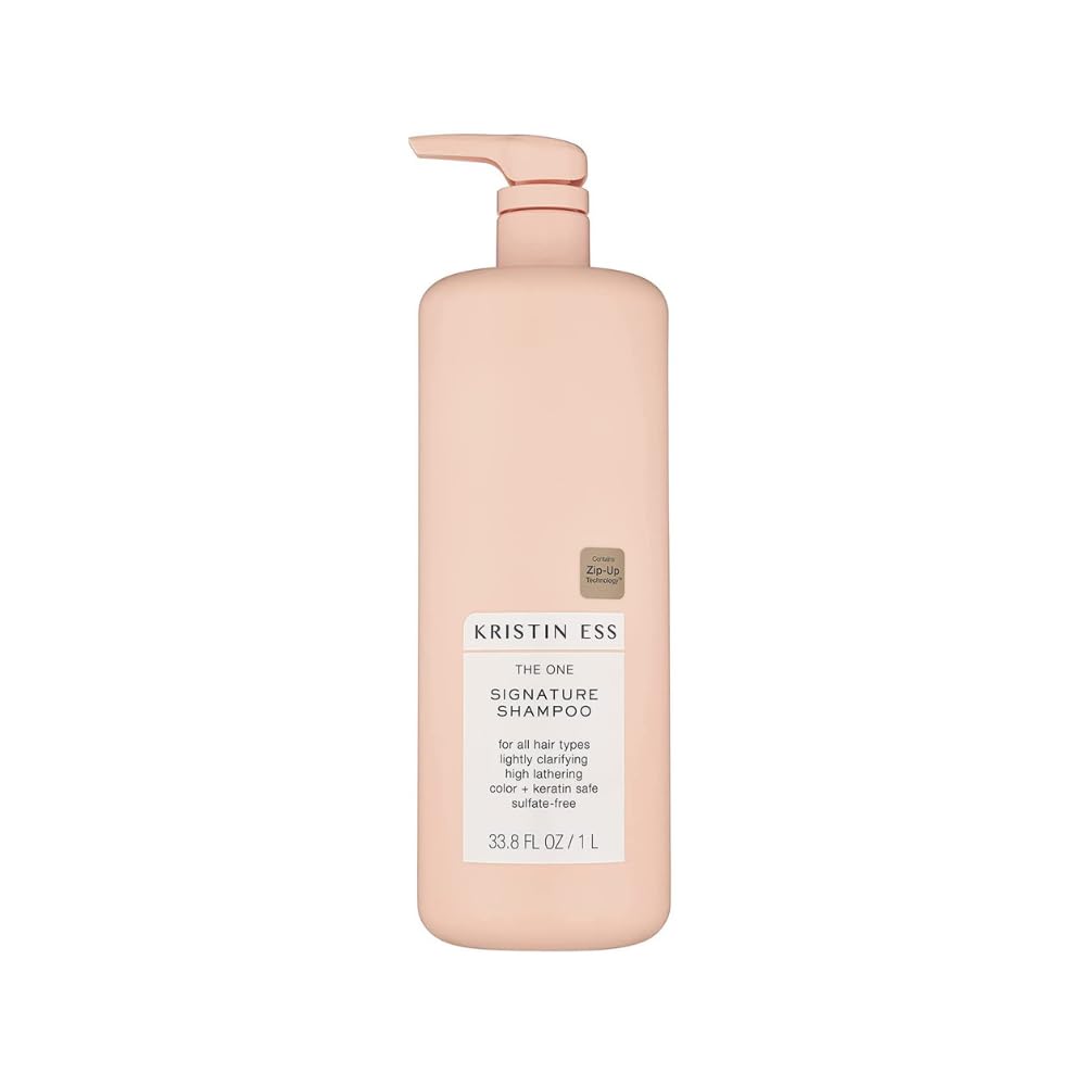 Kristin Ess Hair One Signature Shampoo With Avocado Oil + Castor Oil For Women - Lightly Clarifying Daily Sulfate Free Hydrating