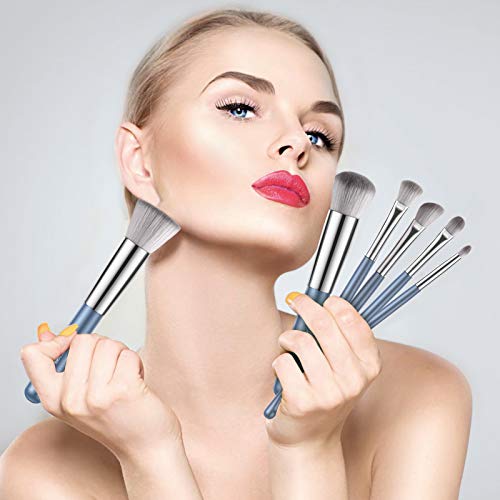 Makeup Brushes Makeup Brush Set, BESTOPE PRO Makeup Brushes Kit, 16Pcs Professional Makeup Brush Set for Eye and Face, Foundation Powder Concealers Blush Eyeshadow Brush Make UP Brushes Kit Blue