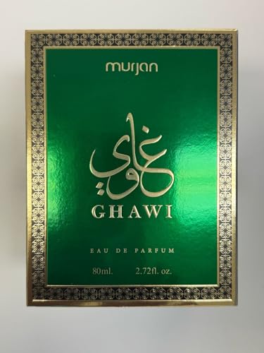 Murjan Ghawi Eau De Parfum - Men and Women Citrus & Woody Perfume with Pineapple, Mint & Cedar - Arabic Long Lasting Cologne - 3.4 oz