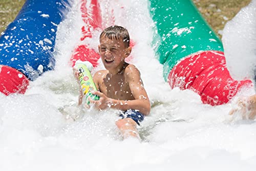 FOZZI'S New Foam Soap Aerosol for Kids,Punchy Purple (Grape),Yippie Yellow (Tropical), Oustanding Orange (Citrus) 11.04 oz Pack of 3