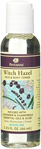 Bretanna Witch Hazel Toner Lavender Chamomile, 2.25 Fl Oz