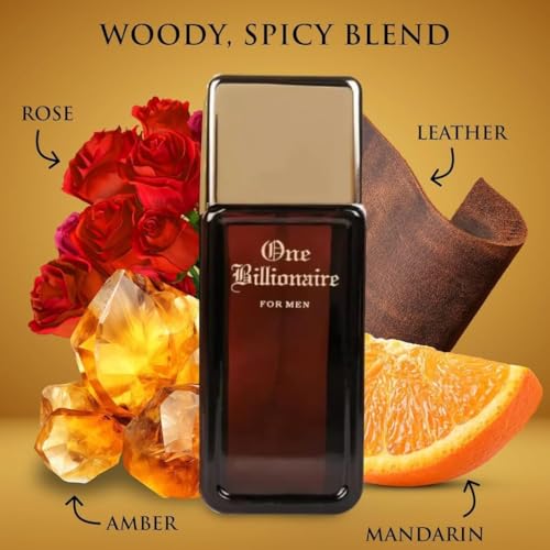 One Billionaire Men's Cologne 3.4 Fl. Oz. Eau de Parfum Spray