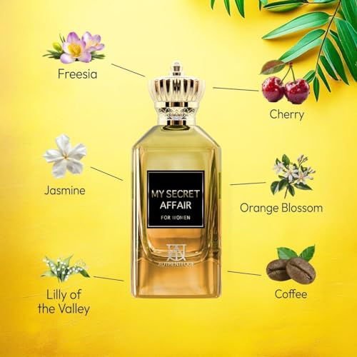 My Secret Affair Perfume for Women – Inspired by J.PG's S.candal - Long Lasting Eau de Parfum - 3.4 Fl Oz (100ml) – Sexy Floral Fragrance with Jasmine, Orange Blossom, Freesia & Lily