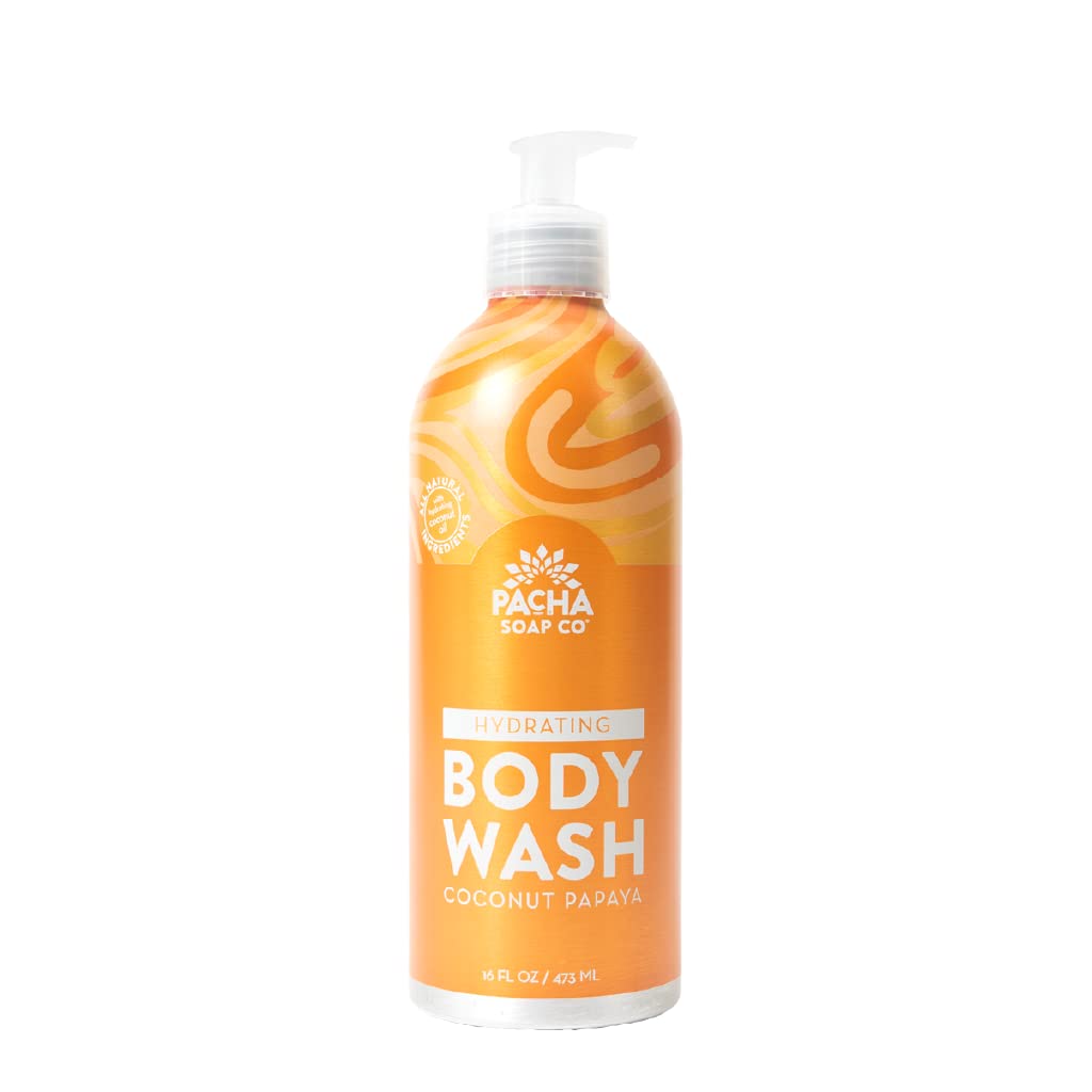 Pacha Soap Coconut Papaya Body Wash, 16 Fz