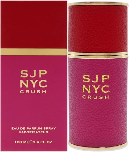 SJP NYC Crush EDP Spray For Women - Clean, Romantic, Ultra-Feminine Fragrance - Fruity-Floral Notes Of Coconut And White Flowers - Sweet, Unforgettable Finish - 3.4 Oz