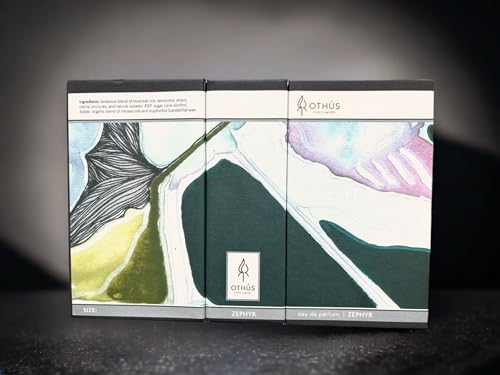 Zephyr Solid Perfume – Honeysuckle Accord, Seaweed, Gardenia, Amyris, Patchouli, and Australian Sandalwood – Convenient Twist Tube for Travel – Natural Solid Eau de Parfum – 0.17 ounce