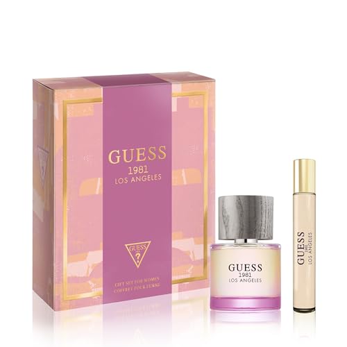 GUESS 1981 Los Angeles Women/Femme Eau de Toilette 2 Piece Gift Set - Perfume Spray 1.7 Fl. Oz., and Travel Spray 0.5 Fl. Oz.