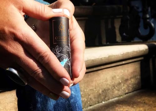 Midnight Magnolia Solid Perfume – Elemi, Lemon, Yuzu, Magnolia Absolute, Rose, Hinoki, Cedarwood, Vetiver, and Sandalwood – Convenient Twist Tube for Travel – Natural Solid Eau de Parfum – 0.17 ounce