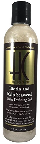 Haircredible Biotin & Kelp Seaweed Light Defining Gel 8Oz