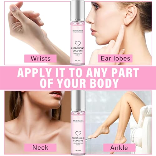 Pheromones Perfumes for Women,20 ML Long-lasting Roll on Pheromone Perfume to Attract Men,Unique Scent Pheromone Cologne for Women