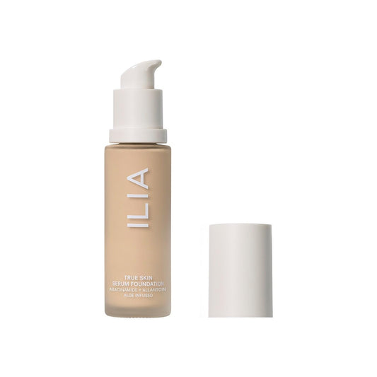 ILIA - True Skin Serum Foundation | Non-comedogenic, Cruelty-Free, Vegan, Weightless Feel, Buildable Coverage, Safe For Sensitiv