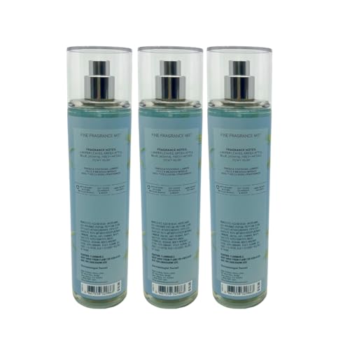Bath & Body Works JUNIPER BREEZE Fine Fragrance Mist Gift Set with a Red Bow for Holiday & Gifts - Pack of 3