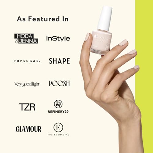 Dazzle Dry Nail Lacquer (Step 3) - At First Blush - A pale, subtle off-white. Full coverage cream. (0.5 fl oz)