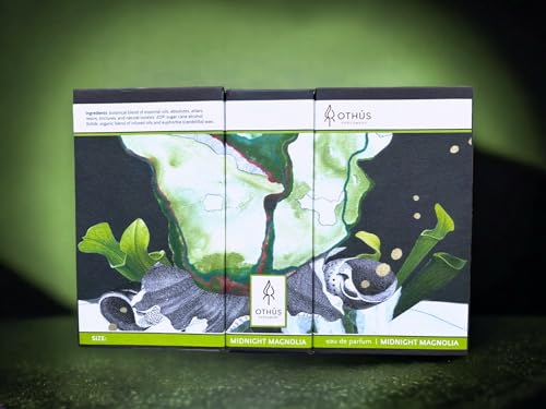 Midnight Magnolia Solid Perfume – Elemi, Lemon, Yuzu, Magnolia Absolute, Rose, Hinoki, Cedarwood, Vetiver, and Sandalwood – Convenient Twist Tube for Travel – Natural Solid Eau de Parfum – 0.17 ounce