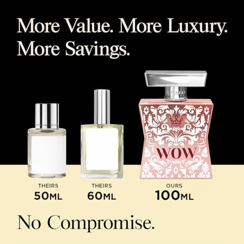 Eternal Wow - Inspired by Designer Fruity Almond Vanilla Perfume - 3.4 oz (100ml) - EDP - Long-lasting - Vegan - Clean Ingredients - Perfume for Women - 2000 sprays per bottle