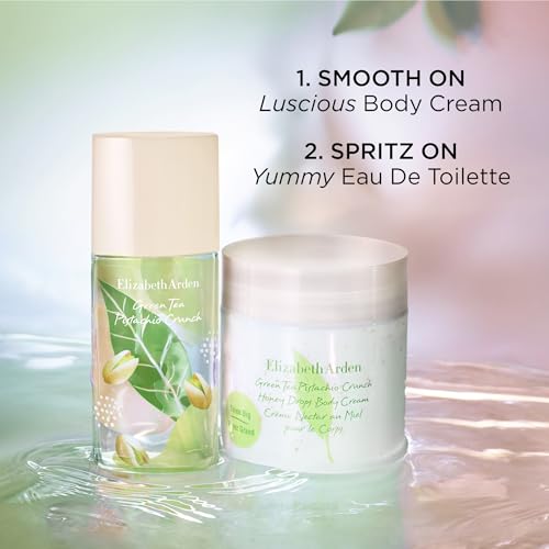 Elizabeth Arden Green Tea Pistachio Crunch Eau De Toilette, Women's Perfume with Notes of Pistachio, Green Tea & Vanilla Bean - Citrus & Gourmand, EDT Spray