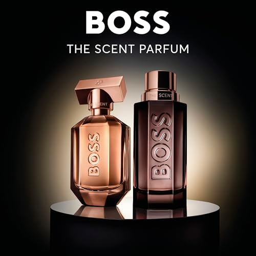 Hugo Boss The Scent Parfum – Ambery Men's Cologne – With Notes of Ginger, Maninka Fruit, Iris & Leather Accord – Luxury Perfumes for Men – Long Lasting Fragrance