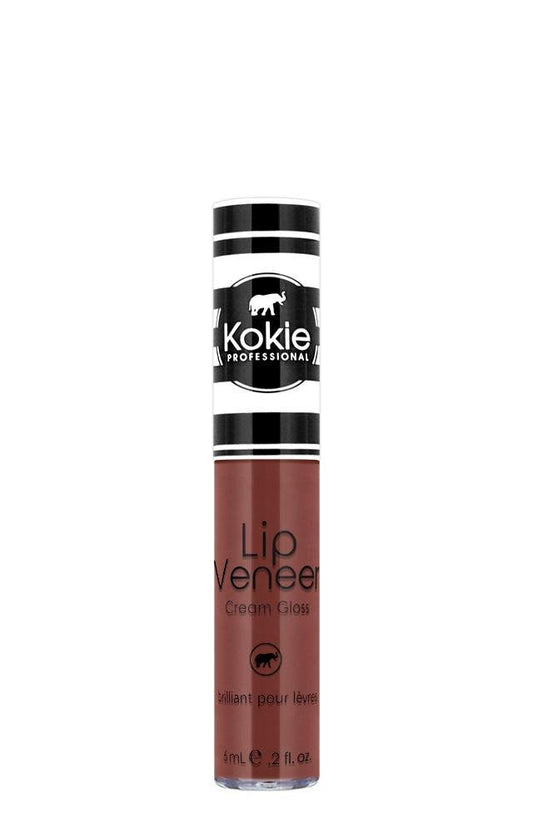 Kokie Cosmetics Lip Veneer Cream Lip Gloss, Mocha Madness, 0.2 Fluid Ounce