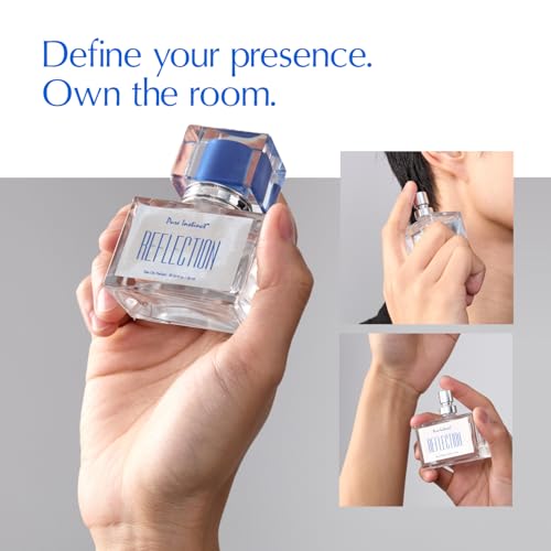 Pure Instinct Reflection The Original Pheromone Cologne Eau de Parfum EDP Fruity Rich Dry Woods Fresh Bold Inspired by Cre.ed Aventus For Men Him 1.0 oz