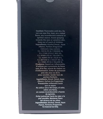 Aquarius Black Men's Cologne 3.4 Fl. Oz. Eau de Toilette Spray