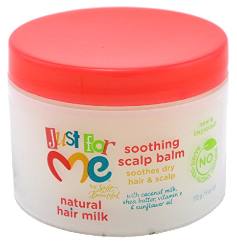 Just For Me Hair Milk Soothing Scalp Balm Jar, 6 Ounce