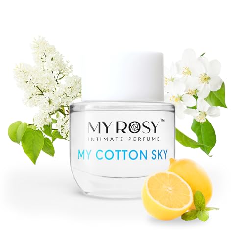 My Cotton Sky Deodorizing Perfume Oil for Women- Dermatologist Approved- Intimate Fragrance- Hypoallergenic, Long Lasting, Alcohol & Paraben-Free, Odor Control, Fragrance Oil for Feminine Area