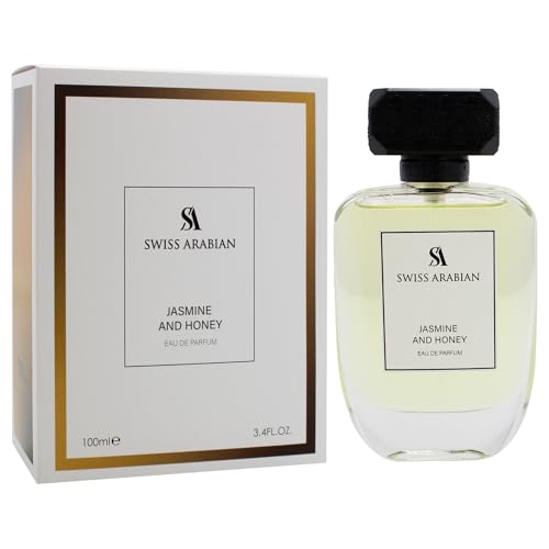 Swiss Arabian Jasmine and Honey - Arabian Perfume for Women - Long Lasting for Women - Women's Perfume - White Floral, Honey Scent - 3.4 oz