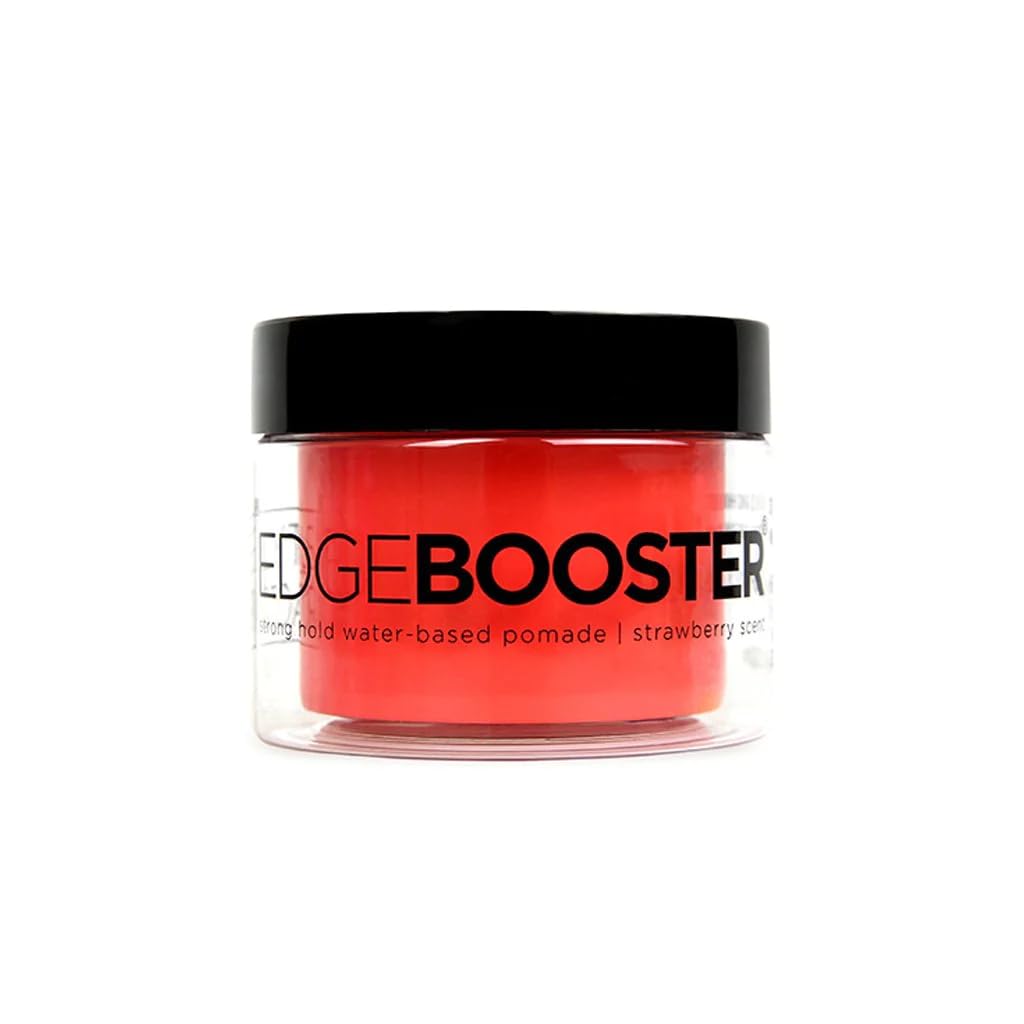Style Factor Edge Booster Strong Hold Water-Based Pomade 3.38Oz - Strawberry Scent