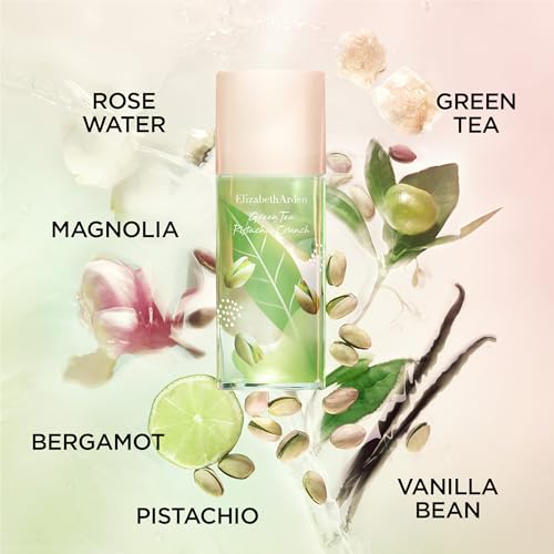 Elizabeth Arden Green Tea Pistachio Crunch Eau De Toilette, Women's Perfume with Notes of Pistachio, Green Tea & Vanilla Bean - Citrus & Gourmand, EDT Spray