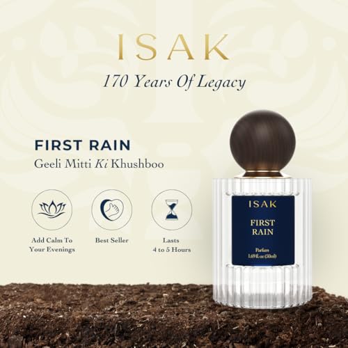 Petrichor Perfume | First Rain Summer | Parfum for Women & Men, Gilli Mitti Fragrance, Earthy Scent After Rain, Long-Lasting Eau de Parfum for Men & Women, 50ml