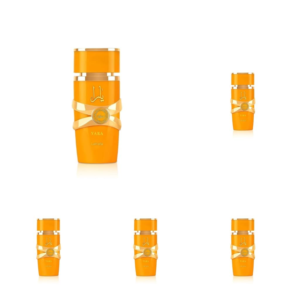 Lattafa Yara Eau de Parfum Spray for Women | 3.4 Oz | Pack of 3