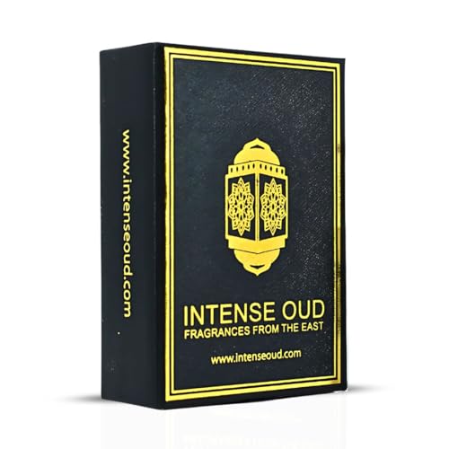 INTENSE OUD Musk Tahara Arabian Perfume Oil for Men & Women, Long Lasting Alcohol-Free Concentrated Fragrance, 12ml (0.40 oz) in Black Gift Box, White Musk & Vanilla Notes