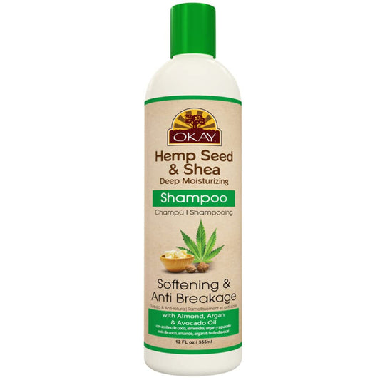 Okay Hemp Seed And Shea Deep Moisturizing Shampoo 12Oz / 355Ml