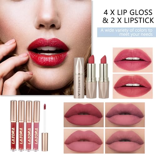 LAZORA Makeup Kit for Women All in One Makeup Sets Makeup Kit for Women Full Kit Teens Makeup Essential Bundle Include 20 Color Eyeshadow Palette Set