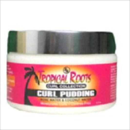Tropical Roots Curl Pudding With Rose Water And Coconut Water