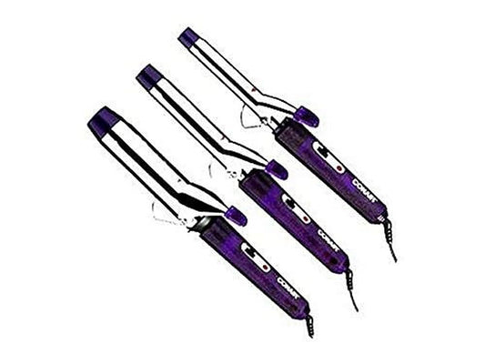 Conair Supreme Curling Iron Combo Pack, 1/2'', 3/4'', & 1'', Set of 3