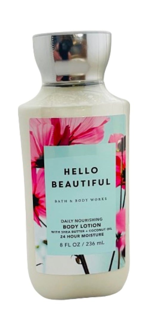Bath And Body Works Hello Beautiful Lotion 8 Ounce Shea And Vitamin E