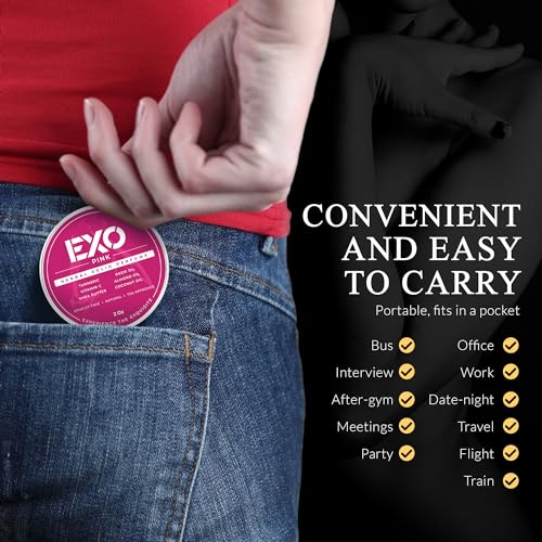 EXO Herbal Eau de Parfum Solid Perfume, Floral & Sweet, Herbal Perfume, with notes of Iris, Earthy Patchouli, Warm Vanilla & Spun Sugar, Alcohol-Free, Gift, Fragrance for Women, 2 oz (2 Pack Gift Box)