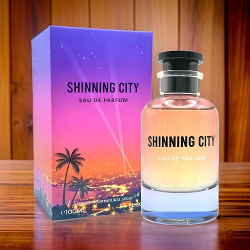 Shinning City Perfume by Emper. Unisex Eau de Parfum for Women and Men 3.4 Fl Oz 100ml. Fresh Summer Fragrance - City of Stars
