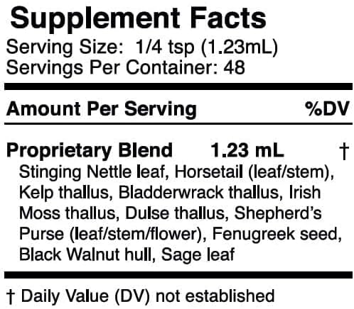 Go Nutrients Nascent Iodine & Thyroid Support Dietary Supplements High Potency Liquid Drops Non-GMO GlutenFree Iodine Edge to Boost Metabolism Improve Skin & Stop Hair Loss & Increase Levels of Iodine