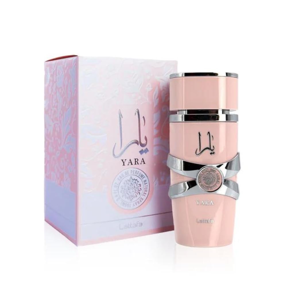 Lattafa Yara Perfume Set | 3.4 Fl Oz | Elegant Fragrance for Women