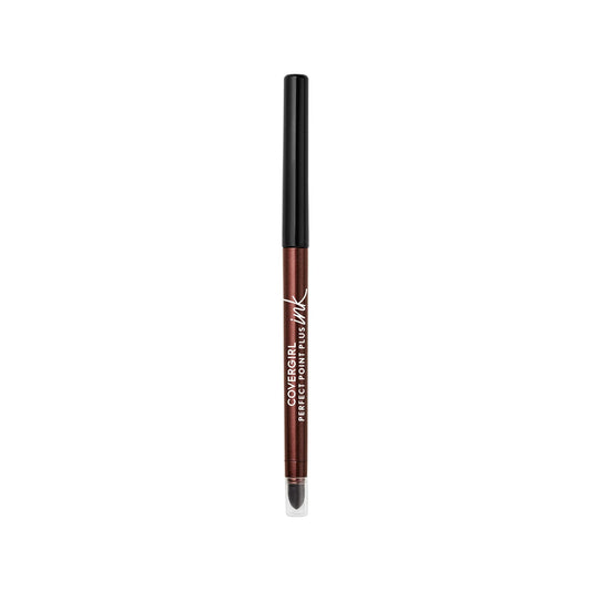 Covergirl Perfect Point Plus Ink Gel Eye Pencil, Pigmented, Long-Wearing, Vegan Formula, Dazzling Burgundy 295, 0.01Oz